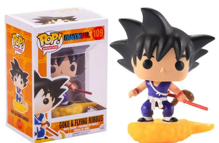 Funko Pop Amine Dragon Ball Сон Гоку фриеза фигурка Супер Saiyan Коллекционная модель детские игрушки - Цвет: Box