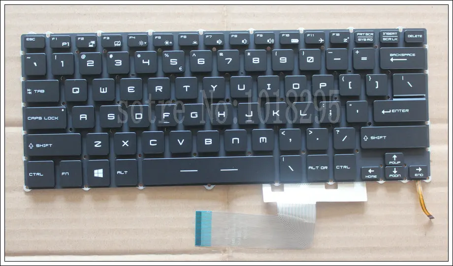 NEW US Laptop Keyboard For for MSI Steelseries GS43 GS40 GS40-6QE81FD GS43VR Keyboard Backlit NEW US Laptop Keyboard For for MSI Steelseries GS43 GS40 GS40-6QE81FD GS43VR Keyboard Backlit