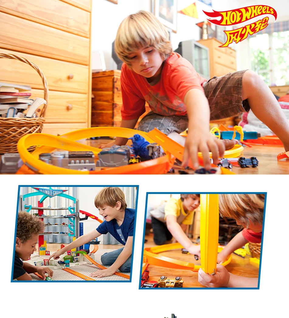 Pista de Corrida Brinquedos para Crianças Rodas Quentes Roundabout Elétrico Carros Modelo Carro Corrida Trem Crianças Plástico Metal Quente Aventura Juguetes 3 Brinquedos e hobbies