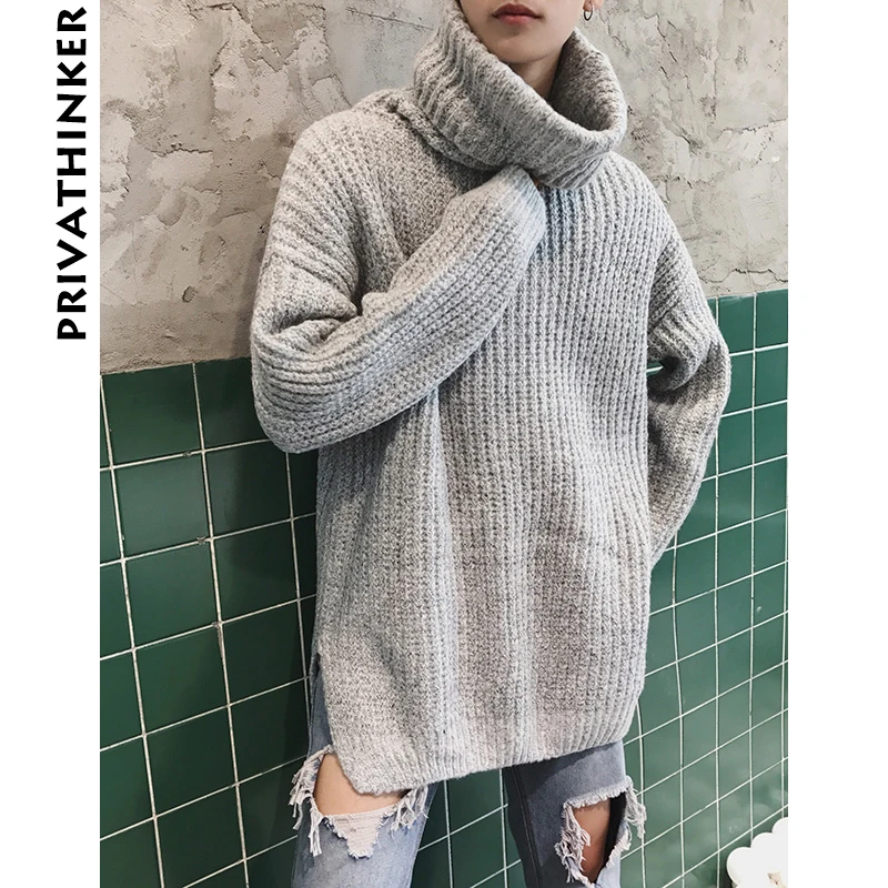 mens oversized knit sweater