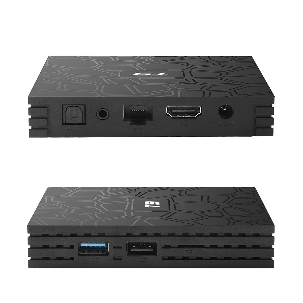 T9 Android 9 0 ТВ приставка 4 Гб ОЗУ 32 ПЗУ RK3328 четырехъядерный USB 3 Smart tv 4K HD 2 4G wifi Bluetooth 1