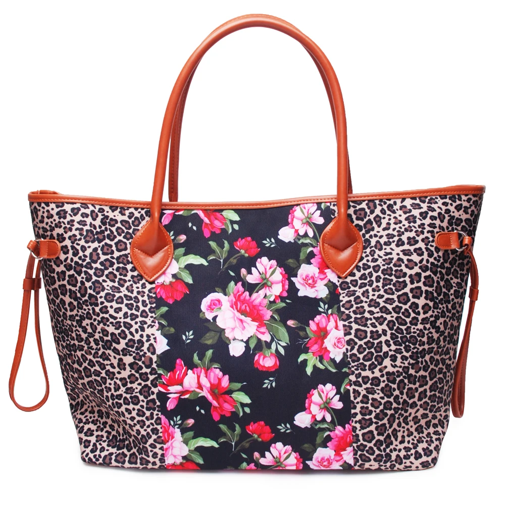 Flower Canvas Tote Bags