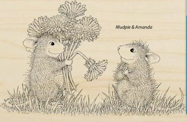 

Mouse flowersTransparent Clear Silicone Stamp/Seal for DIY scrapbooking/photo album Decorative clear stamp A396