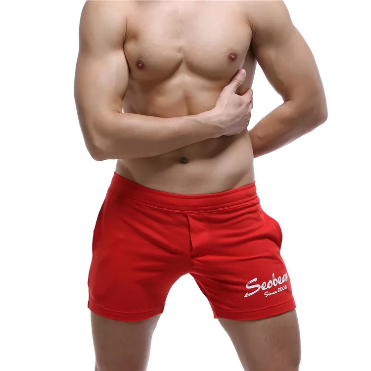 Бренд SEOBEAN Mens низкая посадка спортивные мягкий Бег Training Короткие штаны Размеры M, L, XL