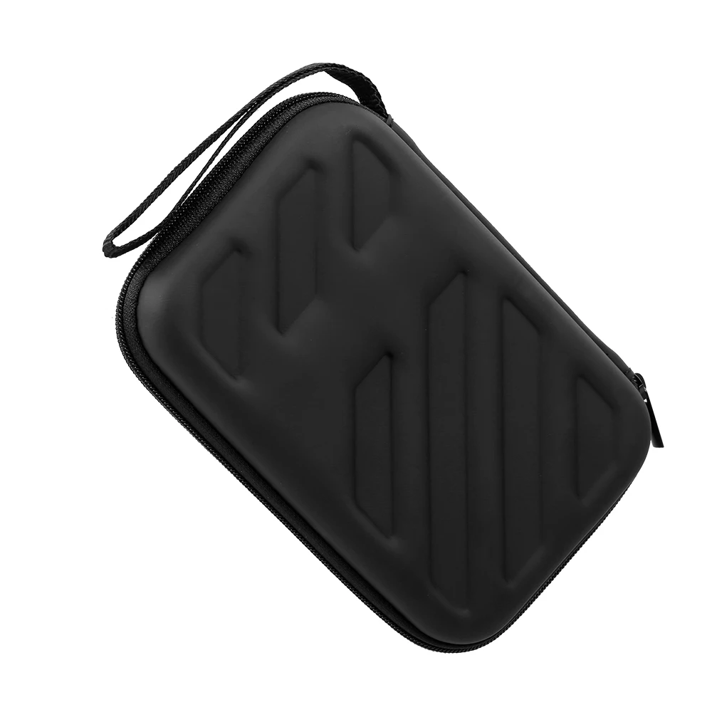

External Hard Drive Disk Case Shockproof EVA Case 2.5in HDD with Mesh Pocket and Soft Inner Fabric Carrying Case for Travel and Office Use