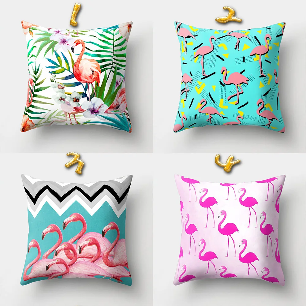 beautiful mandarin duck baby pillowcase 45*45 pillow cases cartoon printed Car Pillowcase Sofa Pillowcases Office Cushions case