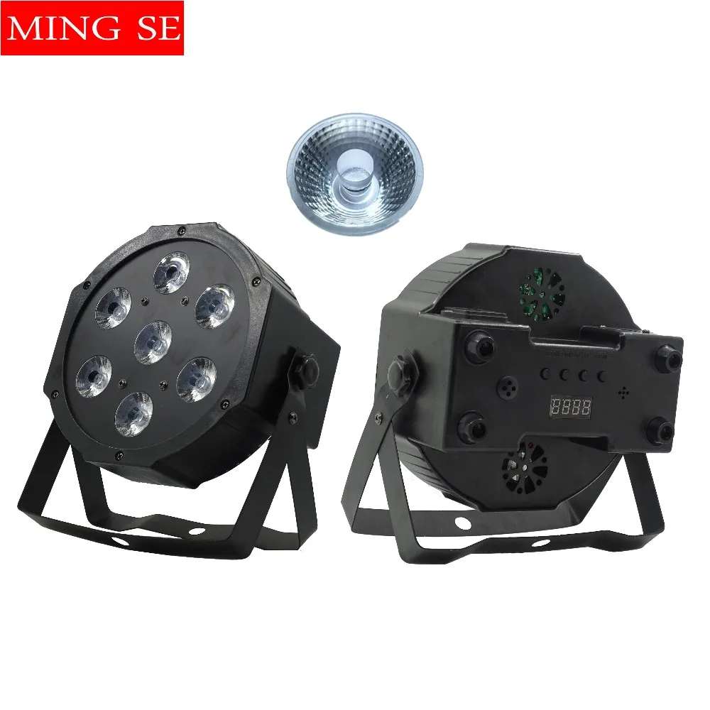 Cena 7x12w led Par światła RGBW 4in1 7x18w RGBWA UV 6in1 z płaskim par led dmx512 światła dyskotekowe profesjonalnej scenie sprzęt dj