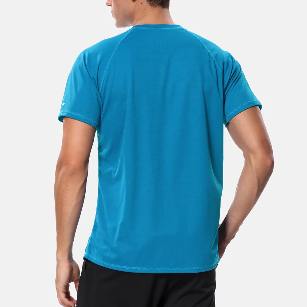 Charmo الرجال الجاف قمصان مناسبة الرجال Rashguard بلون قميص الأشعة فوق البنفسجية حماية الرجال طفح الحرس UPF 50 + الشاطئ ارتداء ملابس رياضية تصفح