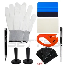 Синий войлочный край наклейки виниловые SqueegeeCar приложение для переноса набор инструментов