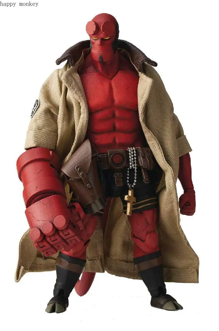 

Hellboy Devil 100Toys 1/12 Scale BJD Joint Moveable with Real Cloth PVC Action Figure Model Toy