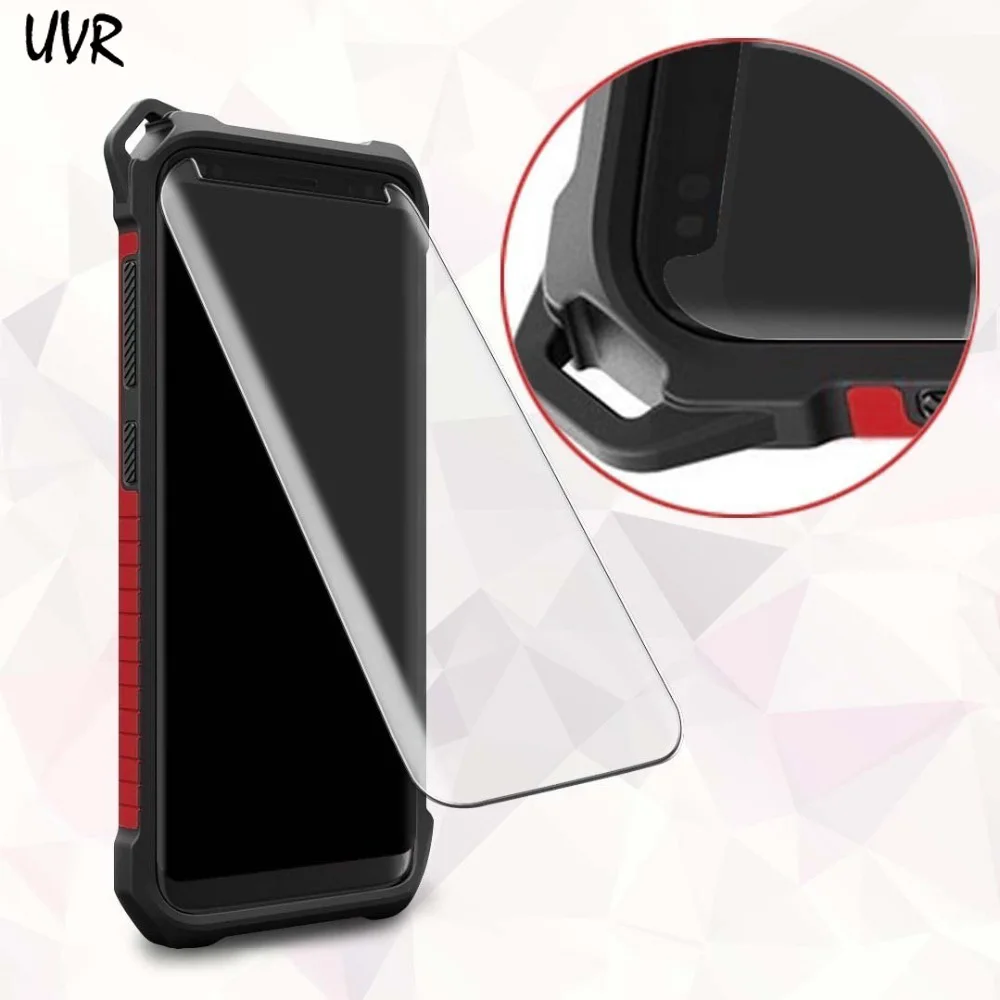 2PCS For Samsung Galaxy S8 Tempered Glass Case Friendly