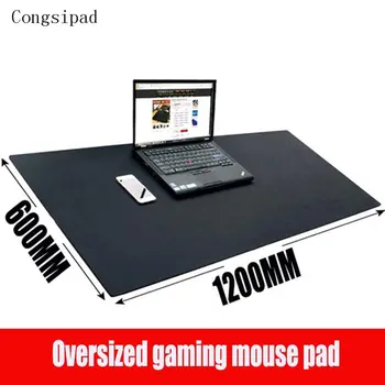 

Congsipad brand 400*900*2MM large size black gaming mouse pad PC digital mechanical keyboard laptop pad USB trackball speed mat