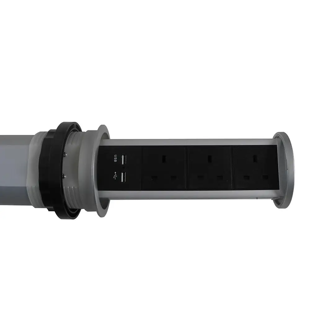 Hydraulic Pop Up Uk Plug Kitchen Socket For Uae Dubai Usb Charging