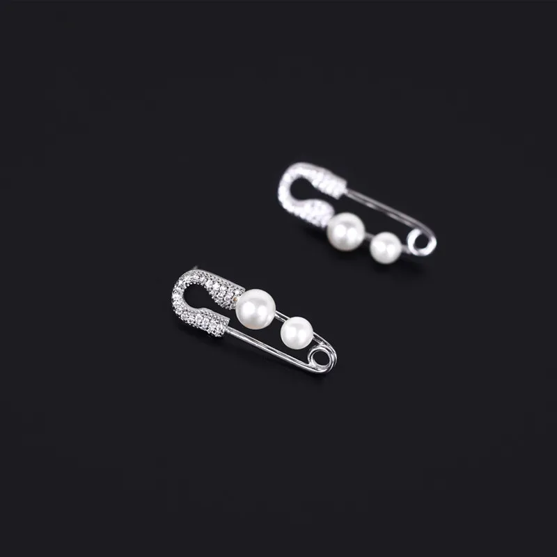 925 Твердые стерлингового серебра жемчуг серьги гвоздики ручной работы для женщин Свадебные украшения eh958