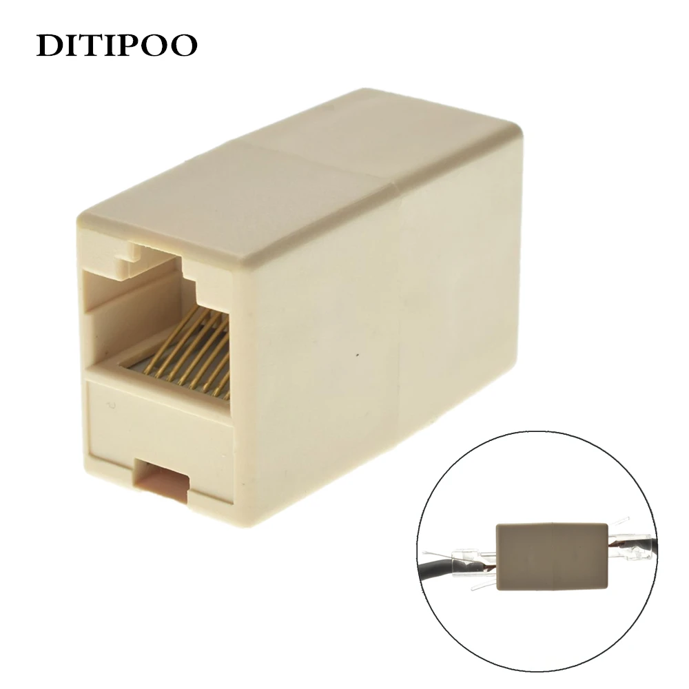 1/3 шт. RJ45 для кабеля CAT5 Ethernet разъем порта LAN 1 в сетевой адаптер разъём разветвитель