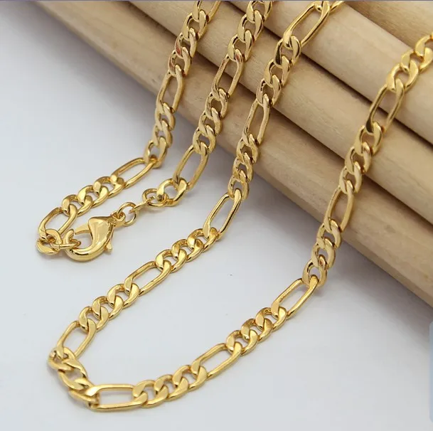 Fashion Necklace,24K Gold Plated Chain 