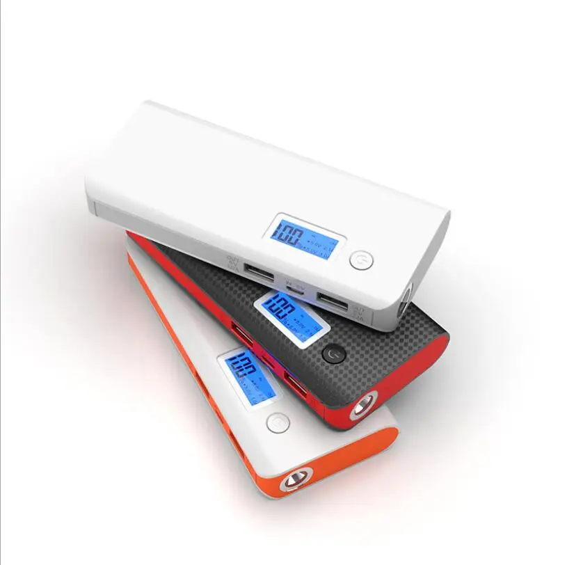 10000 mAh банк питания Мобильный телефон зарядное устройство Внешняя батарея банк питания 3 USB светодиодный дисплей Блок питания для Xiaomi samsung iPhone