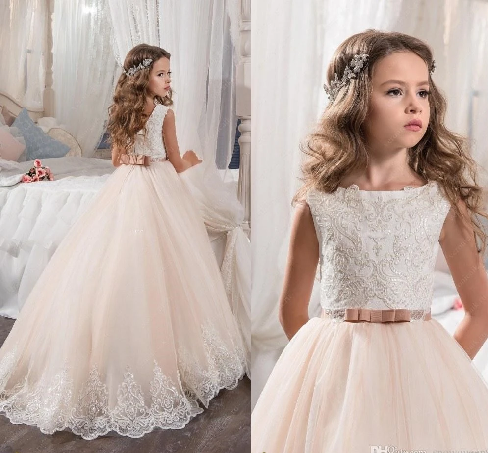 Pink princess first communion dresses Clearance