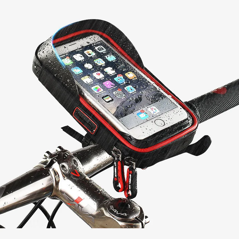 

Wheel up bicycle mobile phone bracket life waterproof bag bicycle bag front bag navigation frame