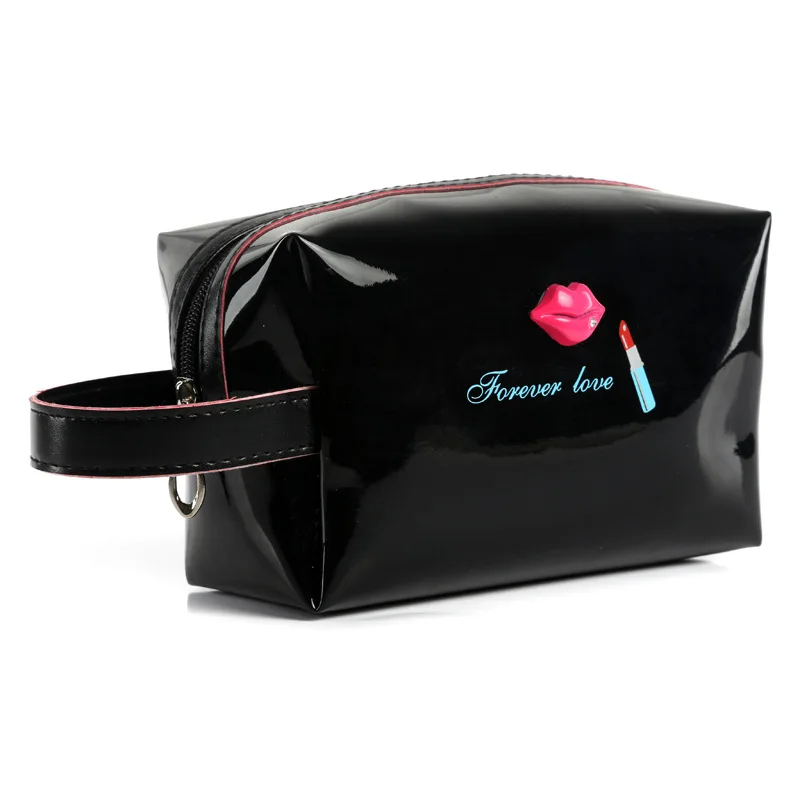 UOSC 2018 النساء الإناث السفر المحمولة بو التجميل حالة مشرق مستحضرات تجميلية ملونة حقيبة حقائب نسائية متعددة الوظائف حقيبة مستحضرات تجميل Neceser