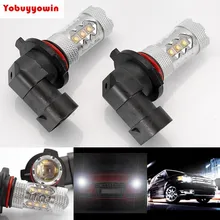 2 предмета, новинка, размер 80 Вт Cree чипы белый 9006 HB4 светодиодный Противотуманные фары дневные фары дневного света Bulbs12V 24 V DC