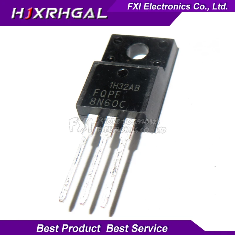 

100PCS FQPF8N60C 8N60C TO-220 8N60 TO220 MOS FET transistor
