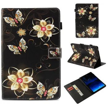

Wallet Cover Case For Samsung Galaxy Tab S4 10.5" T830 T835 SM-T830 Case Stand Smart Cover 10.5 inch Owl Butterfly Eiffel Tower