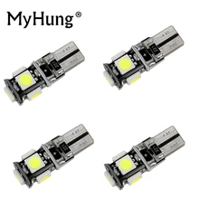 Автомобильный светодиодный высокое качество лампы T10 CANBUS 5 SMD 5050 194 W5W 501 5050 5 SMD светодиодный белый боковые зеркала автомобиля задний фонарь 20 шт. в наборе