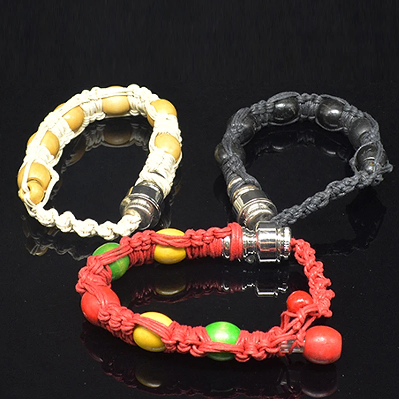 Portable Metal Bracelet Smoke Smoking Pipe Jamaica Rasta Weed Pipe 3