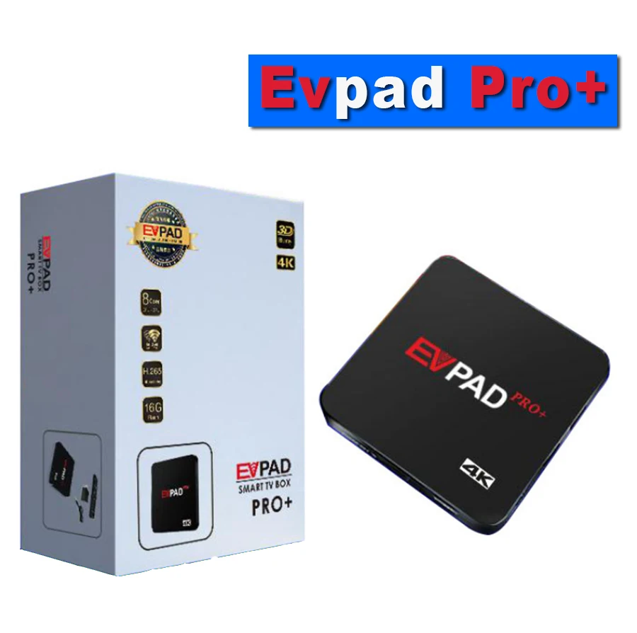 UNBLOCK TECH Evpad pro+HDMI 4K 1080P Bluetooth Android TV Box 1G 16G 8 Core 1000+Live channel Japan Korea Malay SG Thailand Aus |
