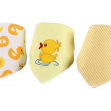 3 шт. детские нагрудники дети платок Полотенца мальчик девочка Dribble Кормление слюны бандана Para Интимные аксессуары Нагруднички для малышек характер