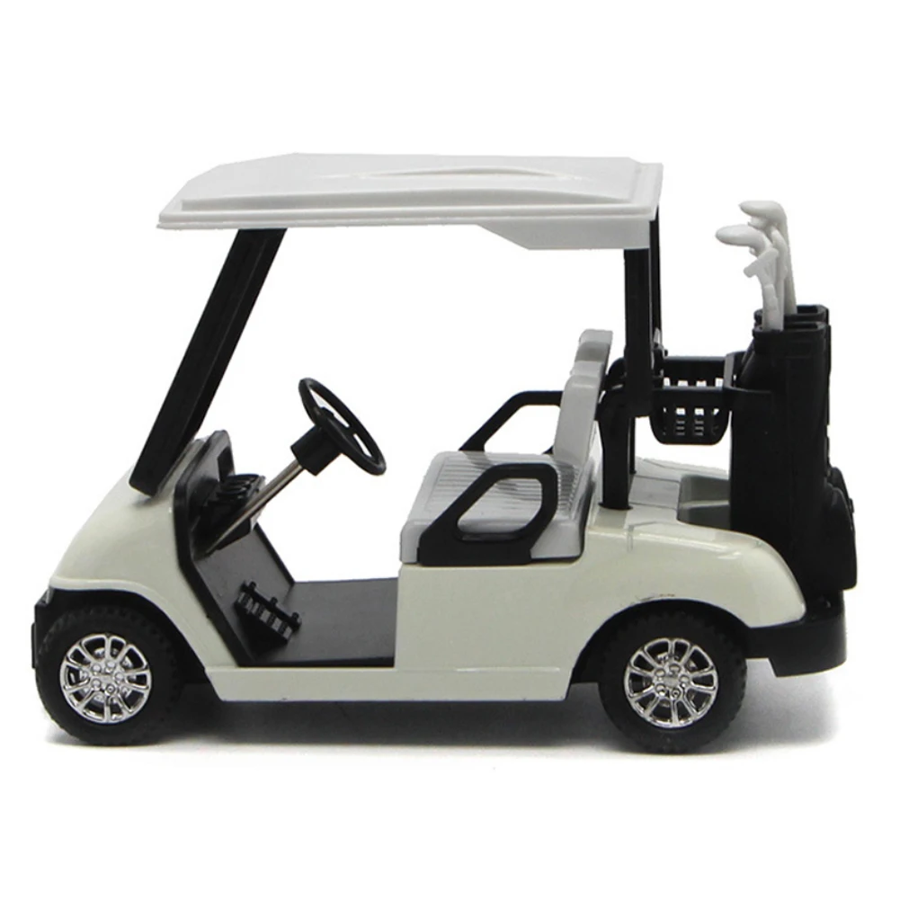 

Model Car Alloy Simulation Boys Girls Miniature Scale Collection Toys Pull Back Golf Cart Ornaments Birthday Kids Desktop Decor