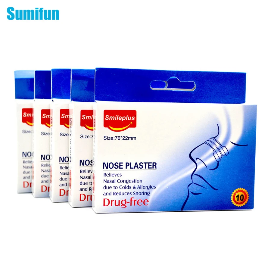 50Pcs Sumifun Chinese Better Breath Nasal Strips Anti snoring Snoring