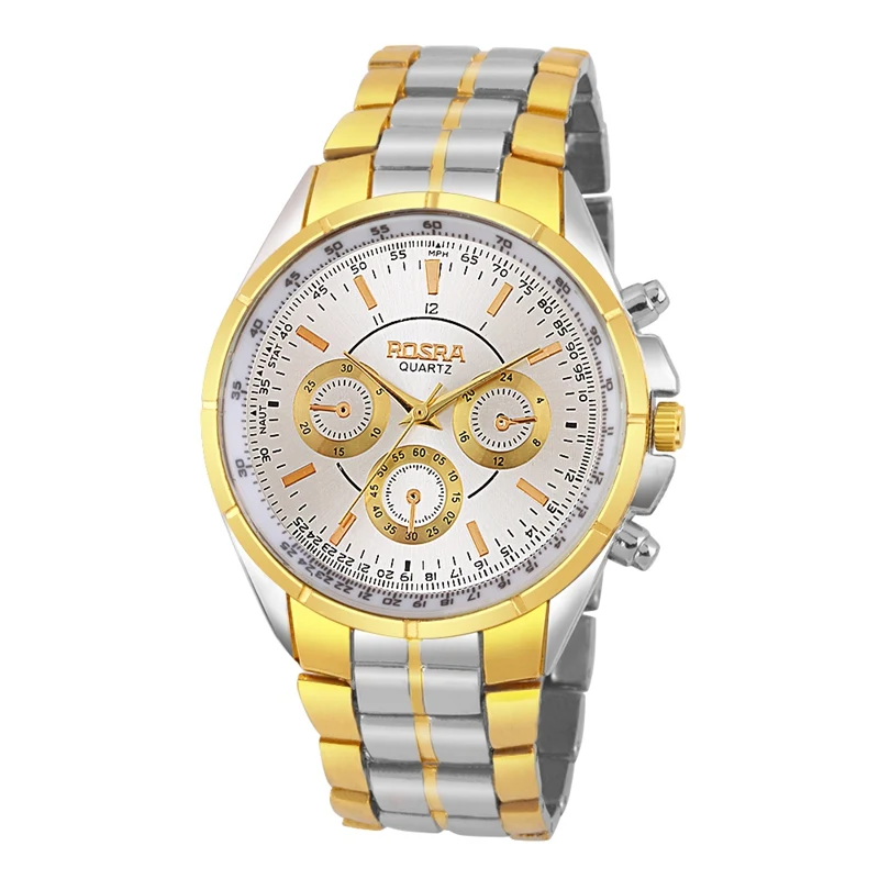 

Classic mens male fashion inter-color alloy metal steel watch men unisex business dress quartz wrist watches wristwatch for men