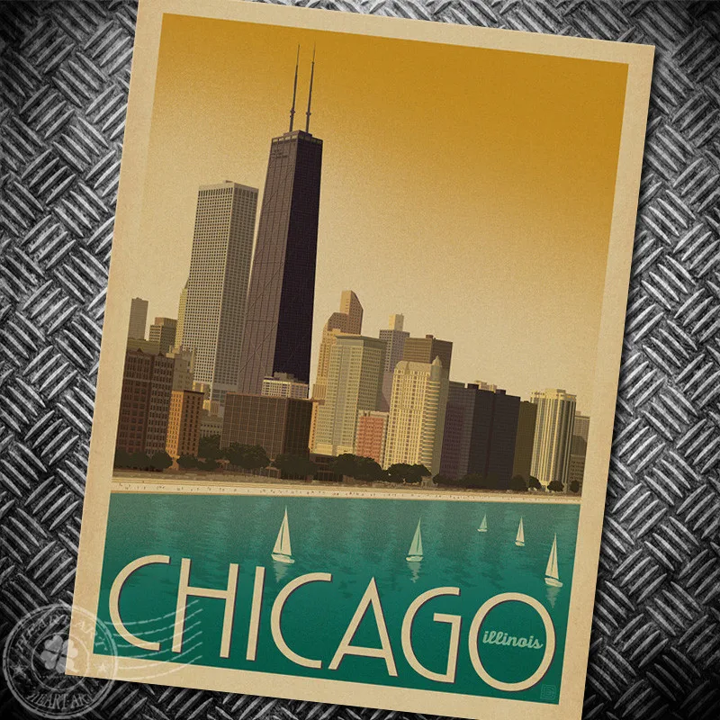 porno photo x chicago vintage art posters