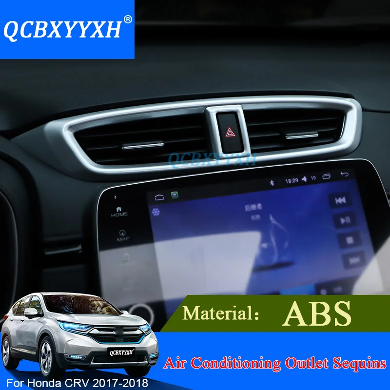 Внутренние украшения наклейки авто Интерьер рамка для Honda CRV CR-V автомобильный Стайлинг условная панель декоративные блестки