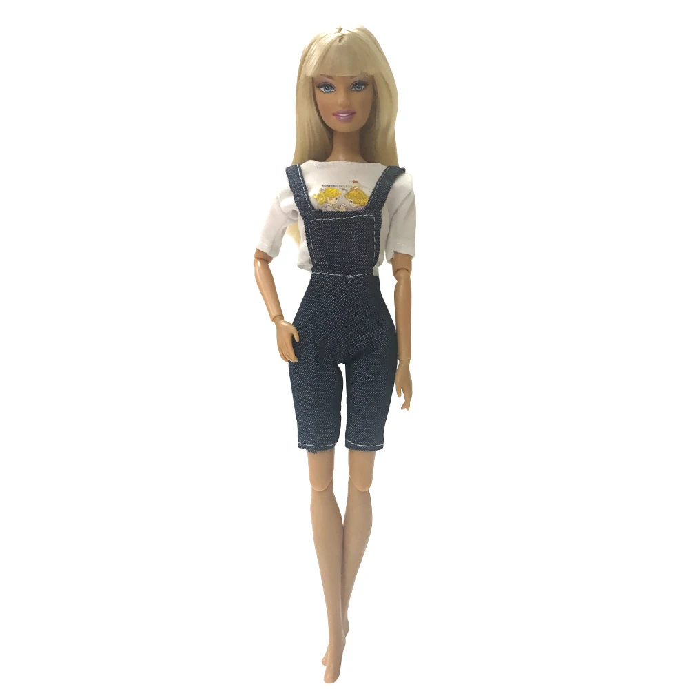 NK один набор кукла одежда для отдыха джинсы серия Мода ручной работы вечерние платья для куклы Барби девушка лучший подарок кукла аксессуары G092