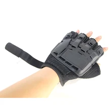 Тактические перчатки для спорта и велоспорта, мужские военные перчатки, полупальцевые Нескользящие защитные перчатки для верховой езды, альпинистские тренировочные перчатки