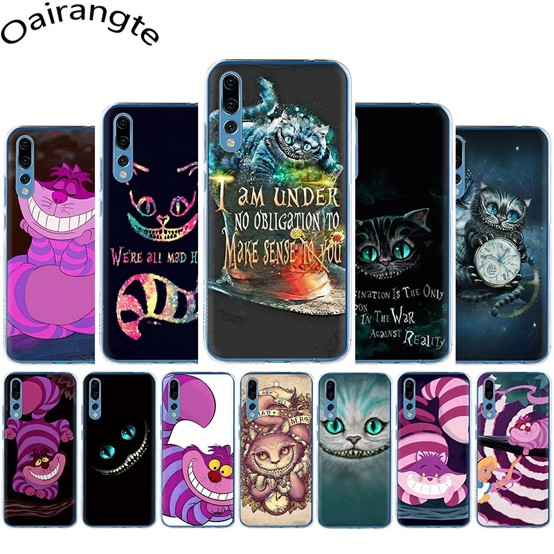 

CHESHIRE CAT Hard Phone Case for Huawei Honor 6A 6C 7A Pro 7C 7X 8C 8X 8 9 10 Lite Play view 20 9X Pro