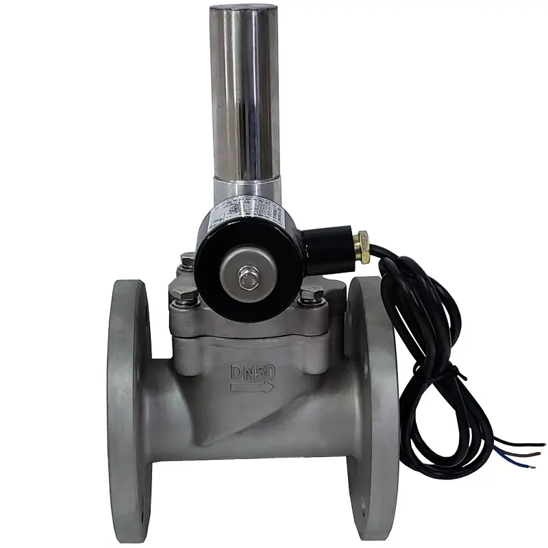 Фланец нержавеющей стали клапана аварийного отключения газа 0.1мпа промышленный сжиженный, клапан соленоида природного газа Н. О. Взрывозащищенные
