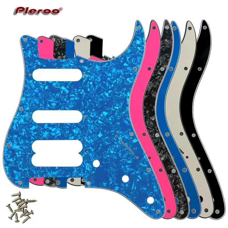 

Pleroo Guitar Parts - For FD US 72' 11 Screw Hole Standard Start Player Humbucker Hss Guitar pickguard Scratch Plate