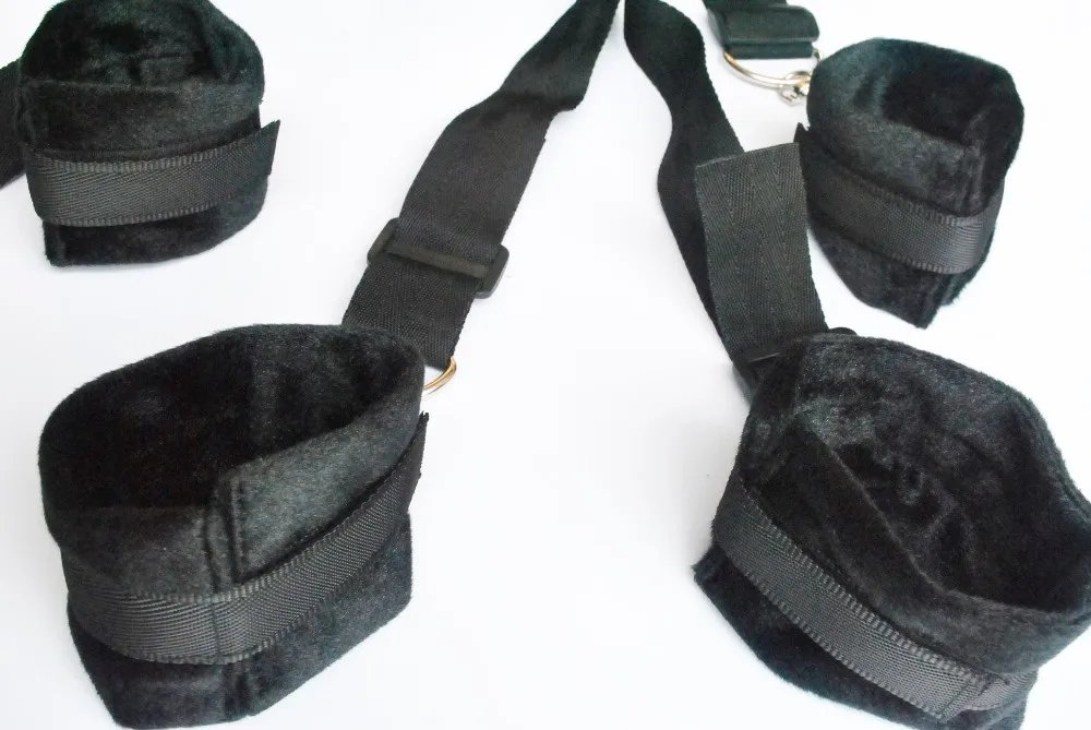 Fuzzy under bed Sex bondage leg restraint harness straps Handcuffs Ankle cuff set Adult Fetish Game Toy kit for men women couple 7 Fuzzy under bed Sex bondage leg restraint harness straps Handcuffs Ankle cuff set Adult Fetish Game Toy kit for men women couple 7