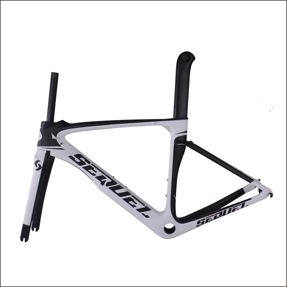 Sale CECCOTTI carbon Bicycle road frame Di2 Mechanical racing bike carbon road frame 2018 road bike frame+fork+seatpost+headset+clamp 5