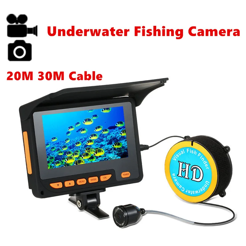Original 20M 30M Underwater Fish Camera ICE Fishing Fish Finder VIdeo