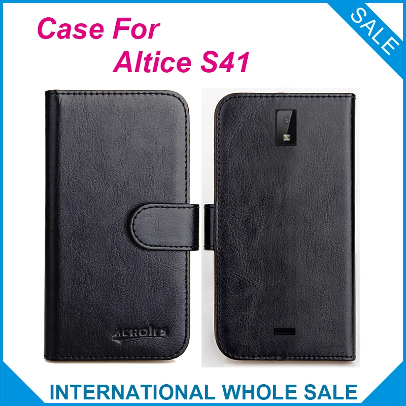 

Original! Altice S41 Case ,6 Colors High Quality Leather Exclusive Case For Altice S41 Cover Phone Bag Tracking