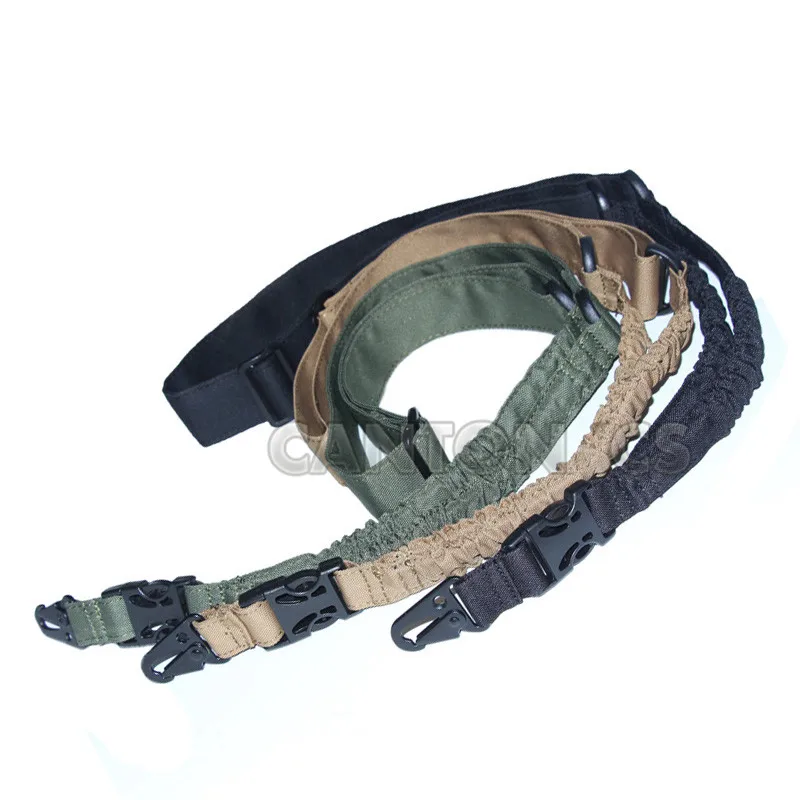 

Tactical Airsoft Heavy Duty Single1 Point Gun Sling Paintball Military Bungee Cord Gun Strap System Rifle Gun Accessories