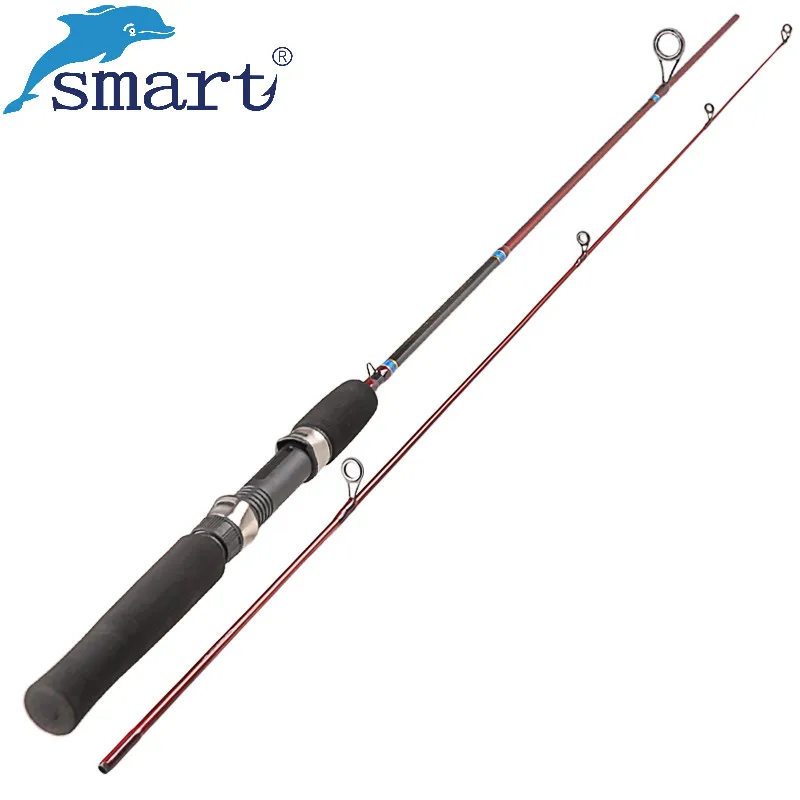 Smart 1.68 m/1.8 m 2 Sections Canne à pêche filature L/M puissance leurre cannes Varas De Pesca Canne A pêche carbone pôle De pêche fournisseurs