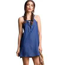 Women Bandage Sleeveless Blue Denim Party Short Mini Dress Sexy Women Bodycon Bandage Dress Sexy Women clothing Plus Size dress