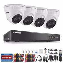 ANNKE 4CH 3MP TVI CCTV System HDMI Hybrid CCTV DVR 4PCS 3MP 1920*1536 IR Outdoor Security Camera Camera Surveillance System