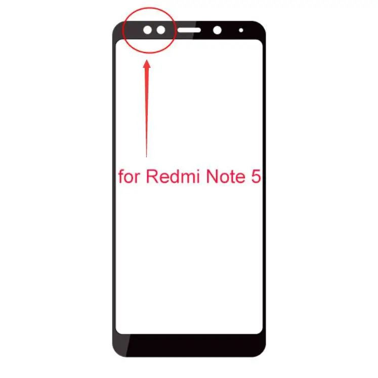 Высококачественная пленка Mocolo для Redmi Note 5 из закаленного стекла, полное покрытие, Защита экрана для Xiaomi Redmi Note 5 Pro, стеклянная пленка с защитой от масла 9H - Цвет: for Redmi Note 5